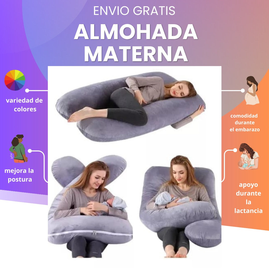 ALMOHADA EN U PARA MUJER EN EMBARAZO