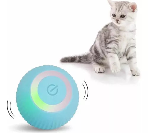 Juguete Inteligente Bola Rodante para Gatos